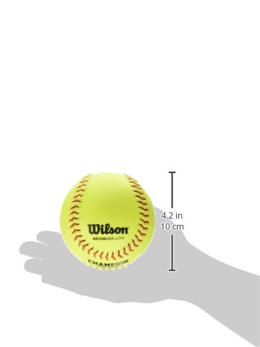 Wilson Sporting Goods A9106 Asa Series Softball (12-Pack), 12-Inch, Optic Yellow (Wta9106Basa-Low) #TOP2