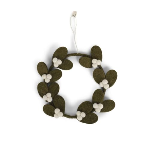 Gry & Sif Türkranz, Mistelzweigkranz, Filzdekoration, Handmade,...