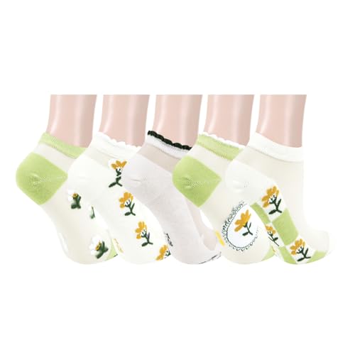 Image of Benefeet Sox Womens Sheer Socks Girls Lace Mesh Ankle Socks Transparent See Through Summer Sock Ultra Thin Nylon Short Sock