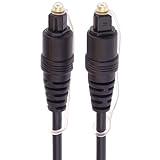 PremiumCord Câble Audio Optique Toslink 1,5 m, Toslink Mâle vers Mâle, Câble Numérique Pou...