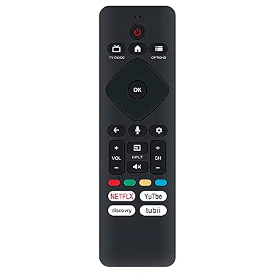 URMT26CND002 Replacement Voice Remote Control fit for Philips Smart TV 55PUL7672/F7 55PUL7552/F7 50PUL7552/F7 643PUL7652/F7 65PUL7552 55PUL7552 50PUL7672/F7 75PUL7552/F7 5PUL7552/F7 43PUL7672/F7