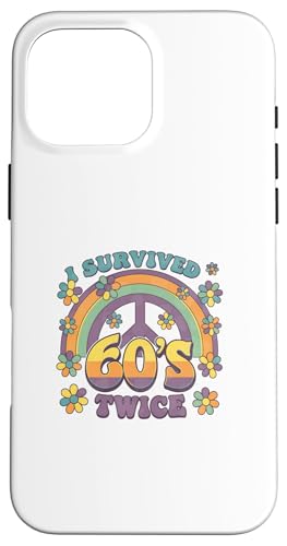 I Survived The 60s Twice 60�N�� 70�� �a���� �X�}�z�P�[�X iPhone 16 Pro Max �p