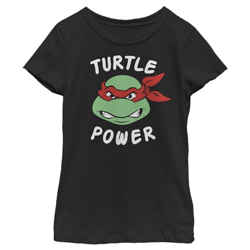 T-shirt Nickelodeon Turtle Power fille en coton imprimé vert