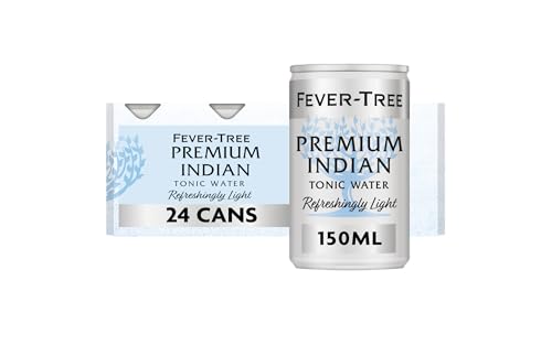 Fever-Tree Refreshingly Light Indian Tonic Water, 150ml, 8 Count (Pack of 3) (Total 24 cans)