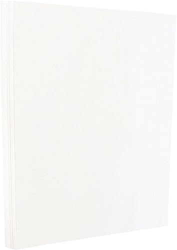 JAM Paper Papel brillante de 8 12 x 11 pulgadas, 32 libras, blanco de 2 caras, 100 unidades
