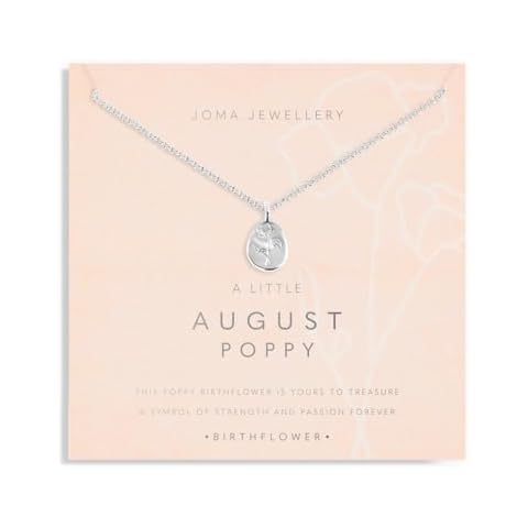 Joma Jewellery August Birthflower Necklace Cover