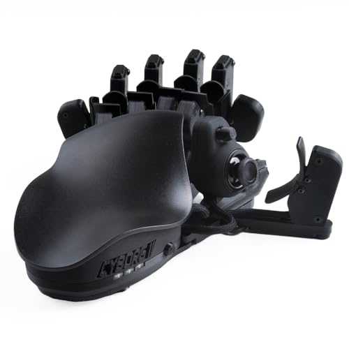 Image of AZERON Gaming Keypad - Programmable One Handed Gaming Keyboard for PC Gaming - with Hall effect Analog Thumbstick and 30 Programmable Keys - 3D Printed Customized Keypad - for Righties (Black, Cyborg