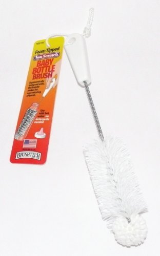 Image of Brushtech Foam-Tipped Baby Bottle Brush B215C