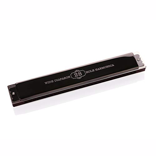 Swan 28-hole Wide Range Playing Harmonica C Key304 Stainless Steel Advanced Phosphor Bronze Gong More Professional Worth Collecting for Adults Beginners Kids - Image 2