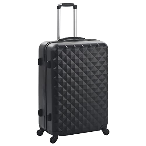 Travel Confidently with Hardcase Trolley Set, 3 Sizes, Durable ABS Material, for Business or Leisure, Black2