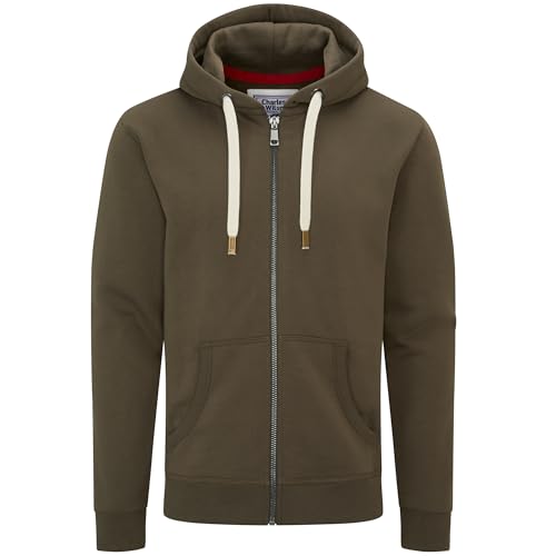 Photo de Charles Wilson Sweat à Capuche Originals Premium pour Hommes (XL, Major Brown (1124))
