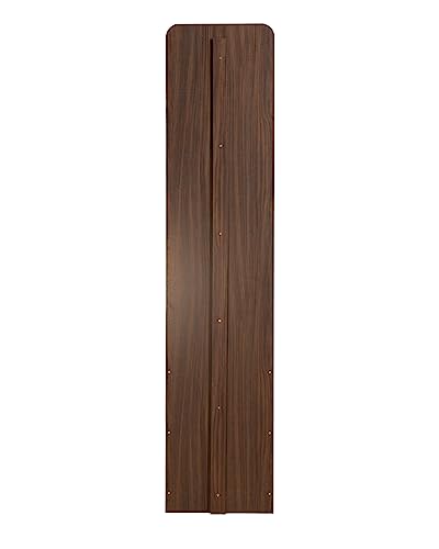 Image of DeckUp Zeus Engineered Wood Dressing Table with Mirror (Walnut, Matte Finish)