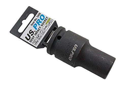 US PRO Tools Single 3/4" Dr 19MM 6PT Deep Impact Socket 3408