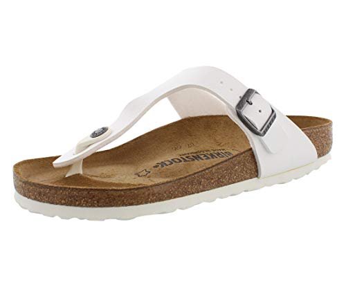 Birkenstock Women s White White Gizeh Birko Flor 37 M EU