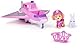 PAW Patrol Air Rescue - Skyes Rettungsflugzeug mit einziehbarer Klaue und Rettungskorb, mit Skye Spielfigur und Hase (Basis Fahrzeug), Spielzeug für Kinder ab 3 Jahren