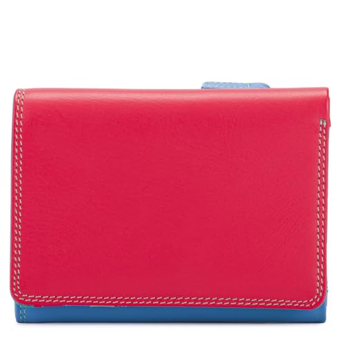 Portefeuille Tri-Fold Moyen en cuir coloris Lipstick chic