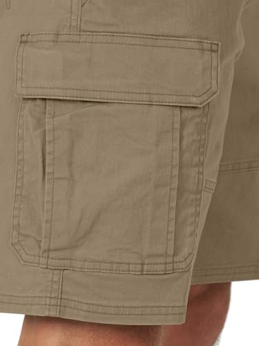 Image of AVANOVA Men's Cargo Shorts with Elastic Waist - Lightweight Cotton Casual Summer Shorts for Gym, Travel & Outdoor Wear | Multi-Pocket Comfy Fit Dailywear Bottoms ((Shorts 264)