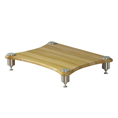 Étagère HiFi AV 1/2/3/4 Niveaux, Meuble TV, Meuble TV, amplificateur Hi-FI, équipement d'armoire, Haut-Parleur, amplificateur (Couleur : Marron-B, Taille :...