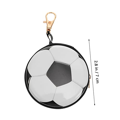 BESPORTBLE 2pcs Cartoon Purse Mini Wallet for Boys and Girls Fun Football Shape Tinplate Change Pouch for Storing Keys and Items Bright Colors and Adorable Design2