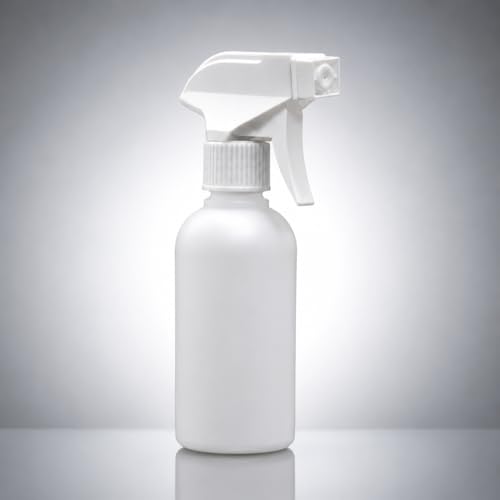 Image of Neza Premium 250ml HDPE Fine Mist Spray Bottle (Pack of 3) - Leak-Proof Trigger Sprayer, Refillable BPA-Free Plastic Bottle for Cleaning Solutions, Plant Care, Hair Care & DIY Use