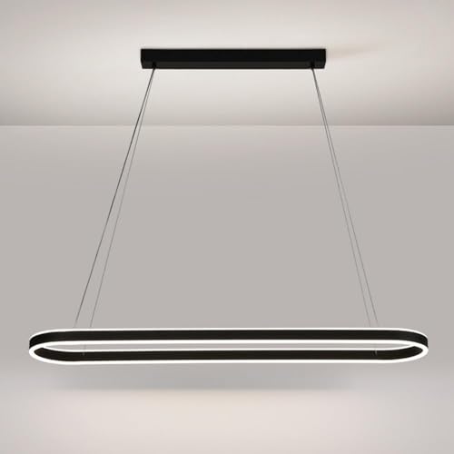 Lustre moderne circulaire LED 68W pour supprimer les ombres de table à manger