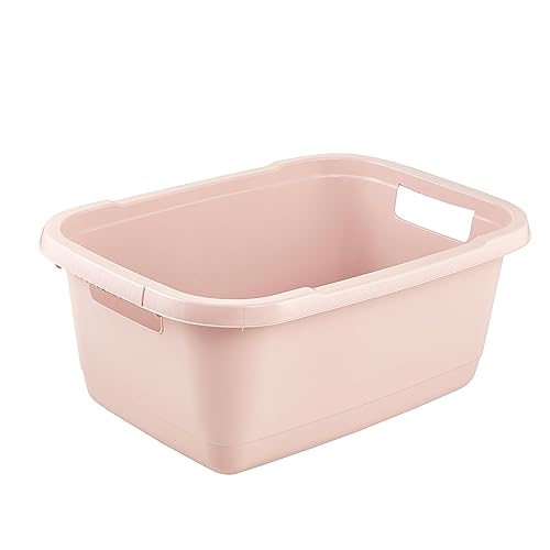 keeeper Wäschewanne, Stabiler Kunststoff, 32 l, Aenna, Nordic Pink
