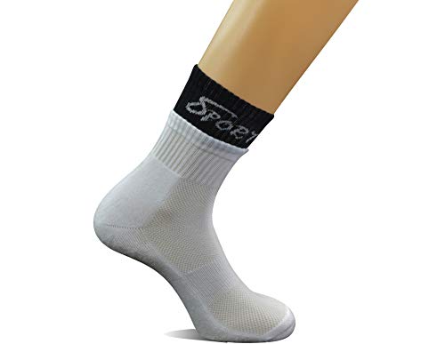 Yomandamor 5 Pairs Mens Bamboo Walking Socks Cushion Sports Quarter Seamless Socks #TOP16