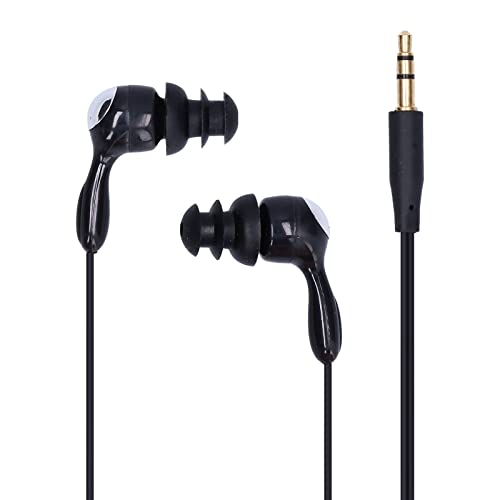 Écouteurs Intra-Auriculaires étanches IPX8 3,5 Mm/0,14 Pouces pour Activités Sportives Ligne D'écouteurs 40 Cm/15,7 Pouces avec 2 Pièces Remplacent Les...