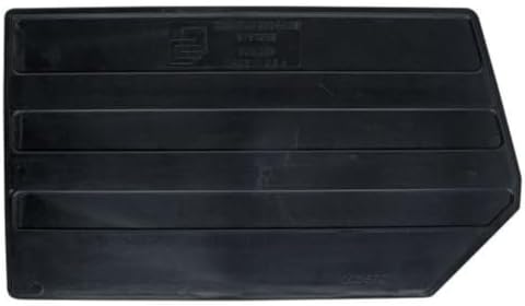 Quantum DUS260 Storage Bin Divider Accessory | Tools Supply Parts Container Separator Fits with QUS260 Bin for Industrial Warehouse Hardware Factory School Office Hospital | Black, Plastic (Pack of 6) image 2