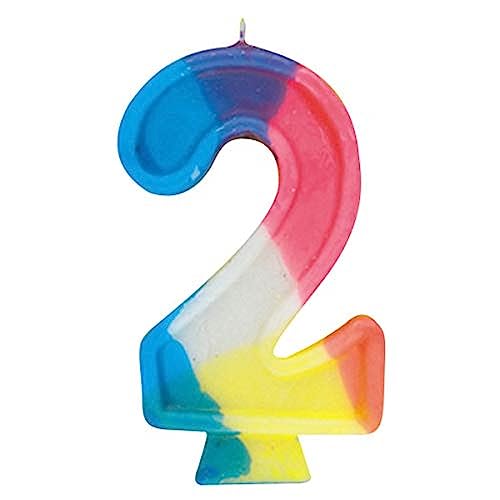 Bougie d'anniversaire chiffre anti-coulure pour protéger vos gâteaux de célébration