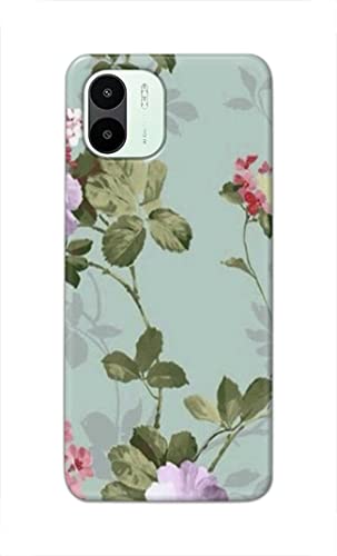 Image of Printed Hard Back Cover Case for Mi Redmi A1 2022 Back Cover (Floral Painting) -702