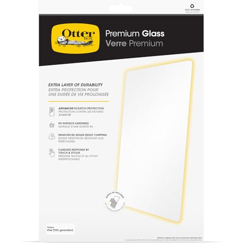 Verre trempé iPad 10e gen Otterbox pour usage familial et étudiant