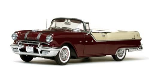 1955 Pontiac StarChief SunStar社製 1/18 1/18 Sunstar 1955 Pontiac Star Chief (Maroon Red) Diecast