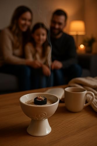 Bijos Holzkohletabletten Set mit je 10 Stück (1 Rolle) 33, 40 und 50 mm, Premium Räucherkohle aus Bambusholz, schnellzündend