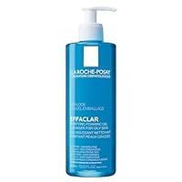 La Roche Posay Effaclar Schäumendes Reinigungsgel für zu Akne neigende, fettige Haut, Reinigt und beruhigt, Mit Phylobioma und Zink, 400 ml