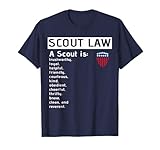 US America Flag Scouting for boys girls T-Shirt
