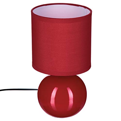 Preisvergleich Produktbild Lampe mit Keramikkugel, Rot