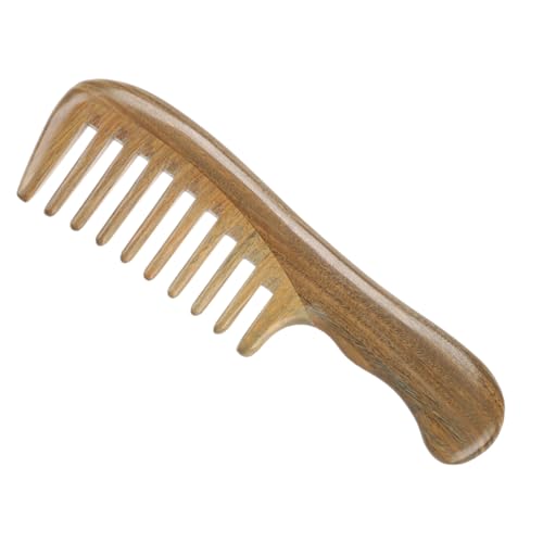 Peigne à dents larges Mikinona en bois de santal de qualité supérieure pour coiffure