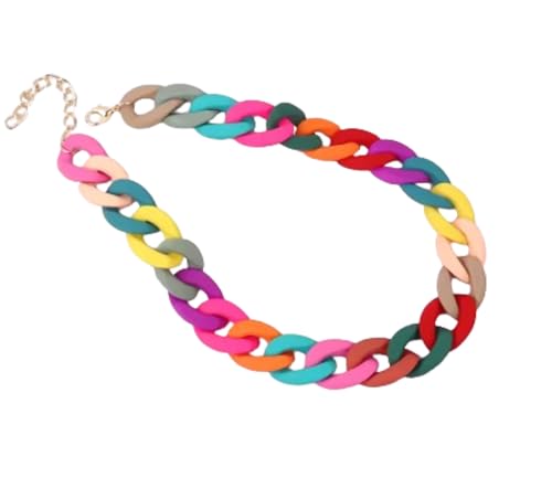Collier plastron multicolore à offrir pour un anniversaire ou une fête