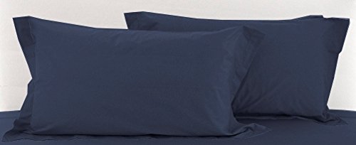 Bossi Coppia federe 3 volani col. 182 Blu Notte