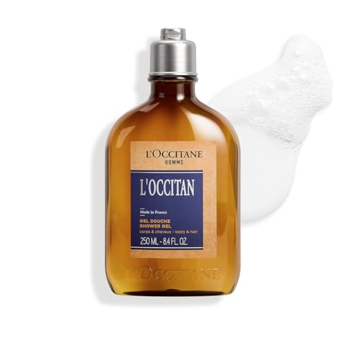 L'OCCITANE Homme L'Occitan 2 in 1 Shampoo & Shower Gel 250 ml | Aromatic Lavender Scent | Vegan & 99% Readily Biodegradable | Luxury & Clean Men's Beauty Hair & Body Wash for All Hair & Skin Types - Image 3