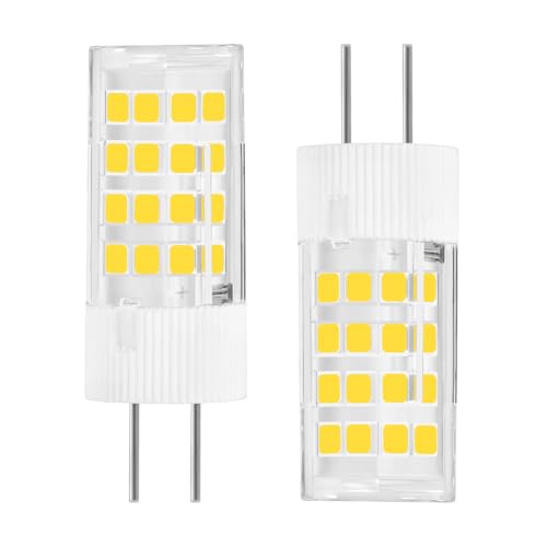 LuxiVerde Ampoule LED G5.3 4 W, Équivalente à Une Ampoule Halogène de 40 W, Projecteur LED à Réflecteur GY5.3 12 V CA/CC, 400lm, sans Scintillement, non...