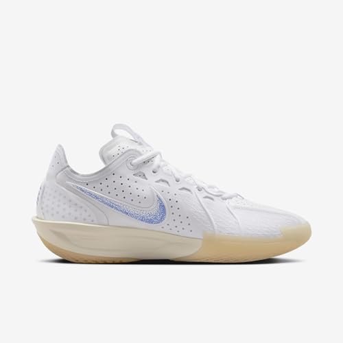 Nike G.T. Cut 3 Blueprint Basketball Shoes (HJ8206-100, White/Coconut Milk/Gum Yellow/Racer Blue) Size 10.53