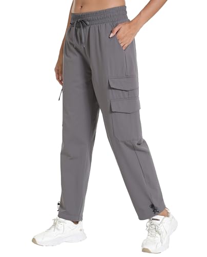 Quick Dry Women's Cargo Pants with Pockets Lightweight Hiking Joggers for Workout Athletic Casual Outdoor Camping2