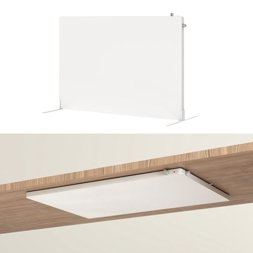 Byecold Infrarotheizung Standgerät 210 Watt Infrarot Elektroheizung Heizplatte Heizgerät gegen Schimmelbildung Schreibtischheizung Untertischheizung Fußwärmer