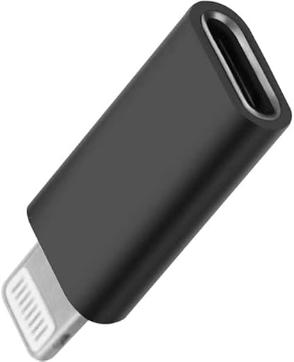 (Apple c Type to Lightning Adapter) (3 Pack USB-C to Lightning Cable Adapter, Type-C to 8 Pin Male PD Fast Charging Data S...