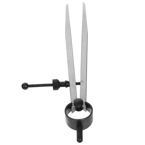 Zerodeko Calibrador de Precisión 150 MM de Hierro Resistente a la Corrosión Calibrador Divisor Multifuncional para Artesanía en Cuero Herramienta de Marcado y Trazado Profesional para
