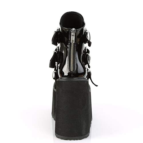 Demonia SWING-105 Women's Ankle Boots, Black Patent, 74