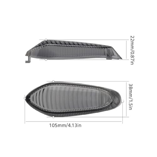 Boîtier clignotant moto et lentille de feu étanche pour Hyperstrada 1200