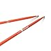 ProMark Classic Forward 5A Painted Orange Hickory Drumsticks, Oval Wood Tip, One Pair